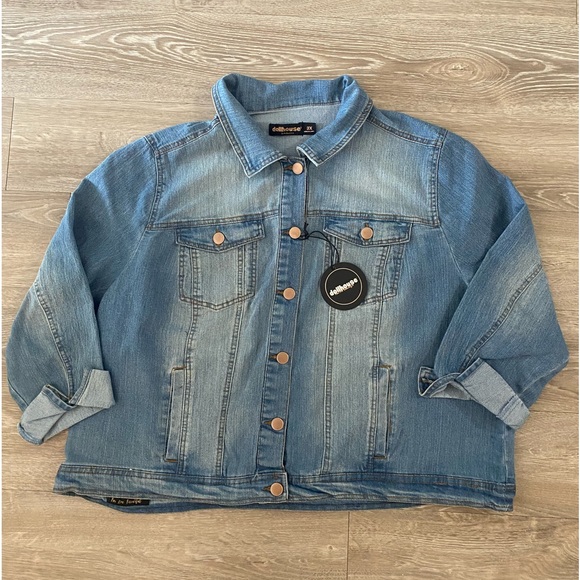 Dollhouse Jackets & Coats Nwt Plus Size Denim Jacket Poshmark